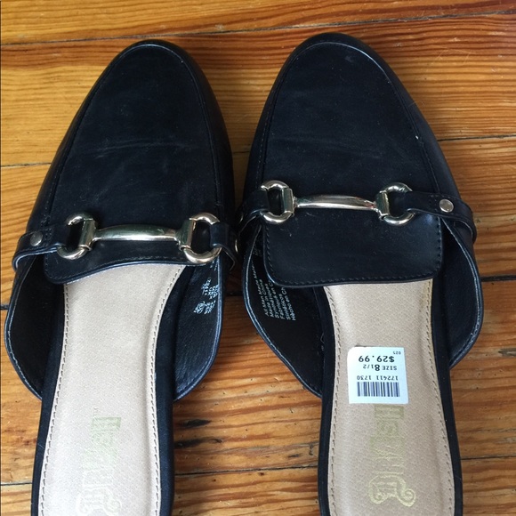NWT Black mules flats - Picture 3 of 3